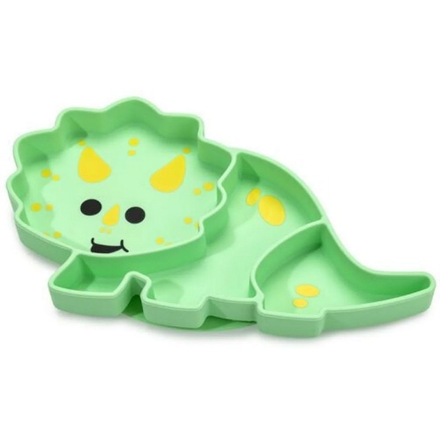 Imagem 0 de Prato de silicone com ventosa Dino (MEL17200)