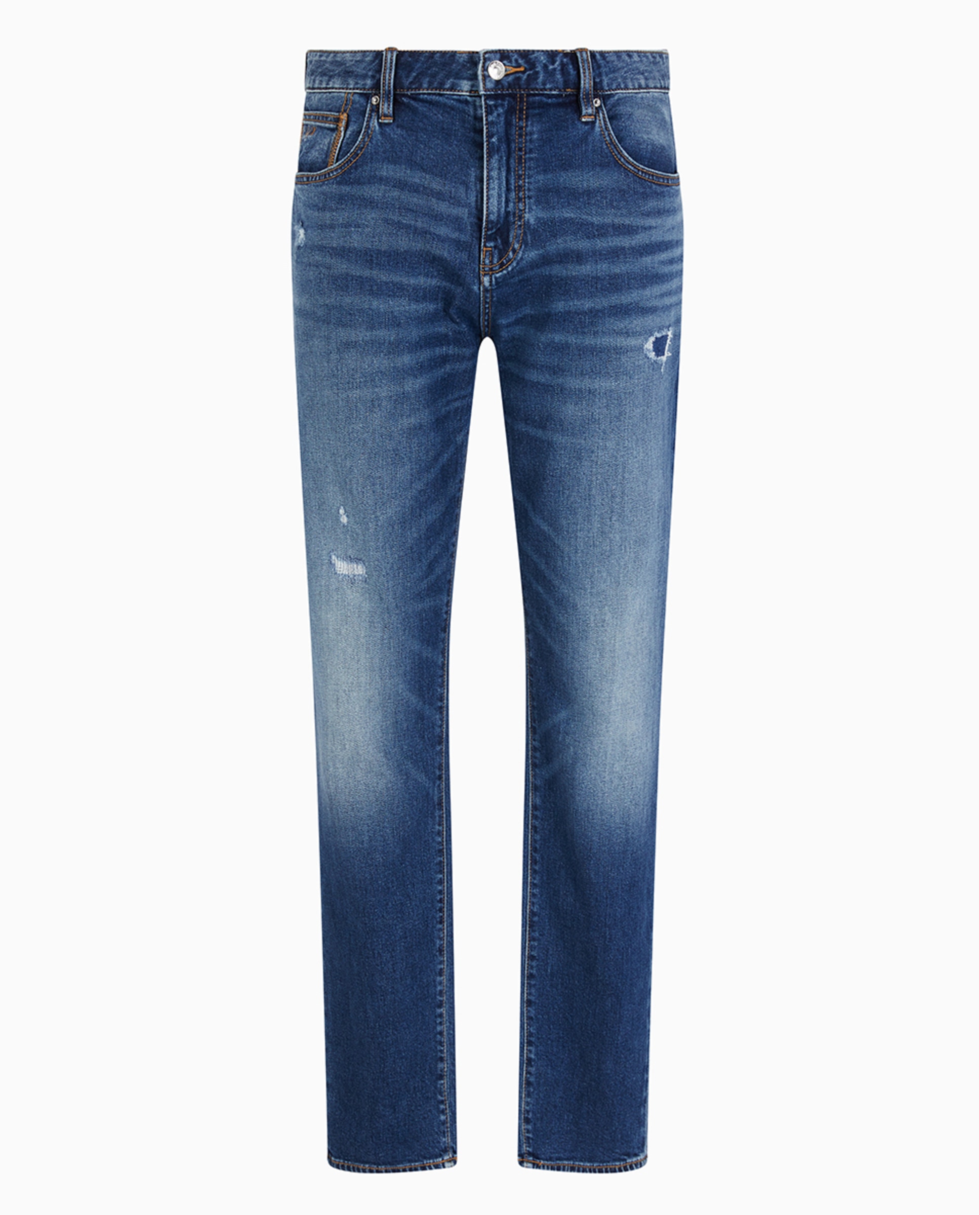 Jeans J13 Regular Fit com Lavagem Azul-5