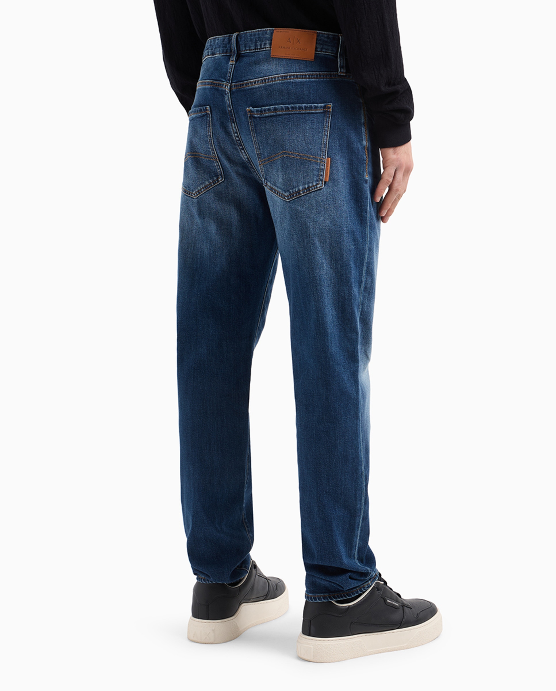 Jeans J13 Regular Fit com Lavagem Azul-3