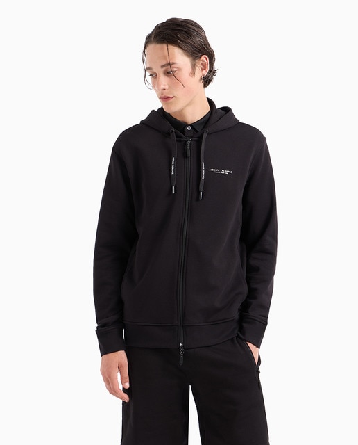 Imagen 0 de Sudadera de hombre básica con capucha y cremallera