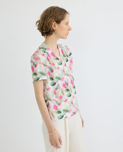 Imagem 0 de Blusa estampada com manga curta