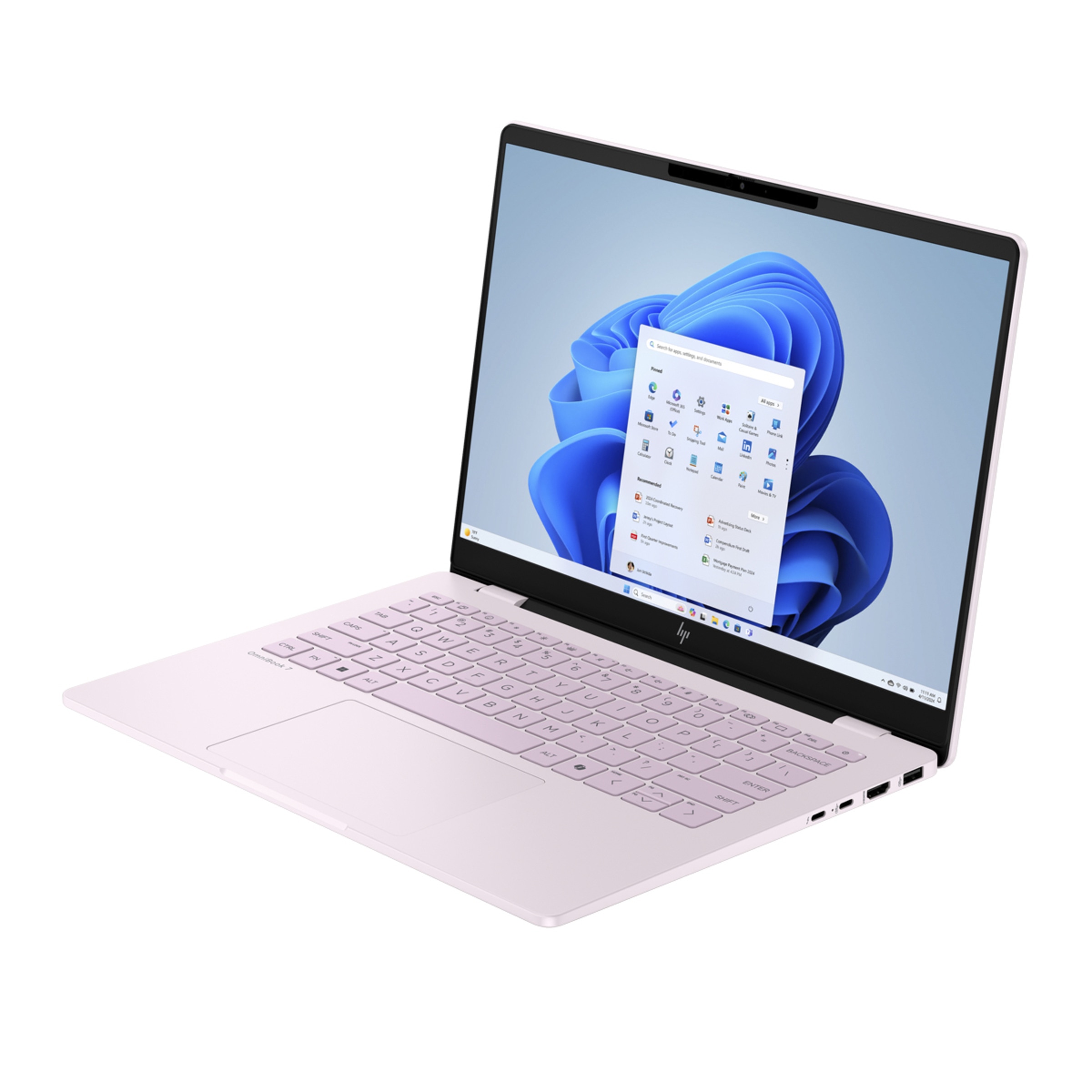 Portátil HP OmniBook 7 14-fr0002ns, Intel Core Ultra 7 EVO-255h, 32GB, 1TB SSD, 14" OLED, W11 Rosa-4