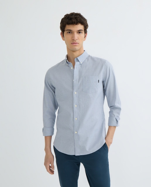 Imagen 0 de Camisa de hombre de manga larga, slim fit.