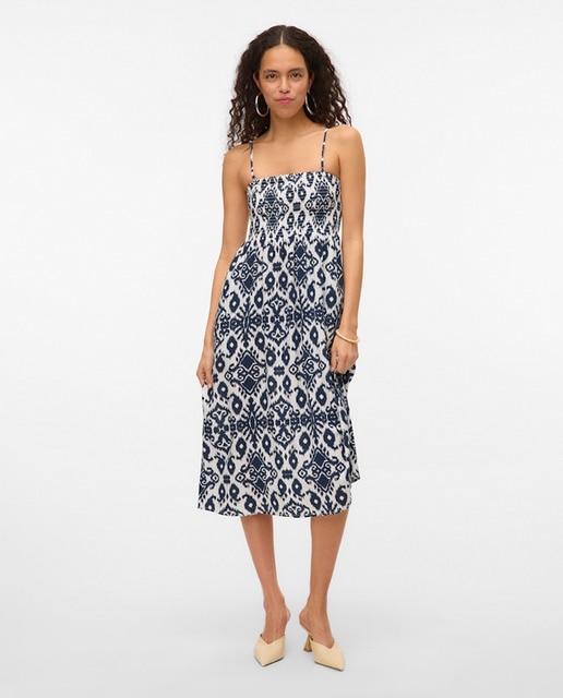Imagen 0 de Vestido estampado tirante fino