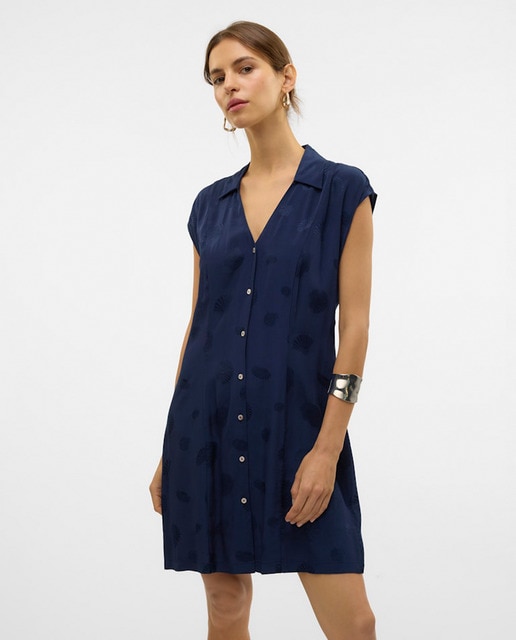 Imagen 0 de Vestido camisero corto