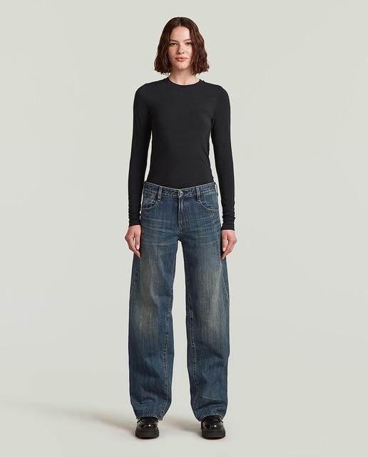 Imagem 0 de Jeans Folgadas com Cintura Baixa