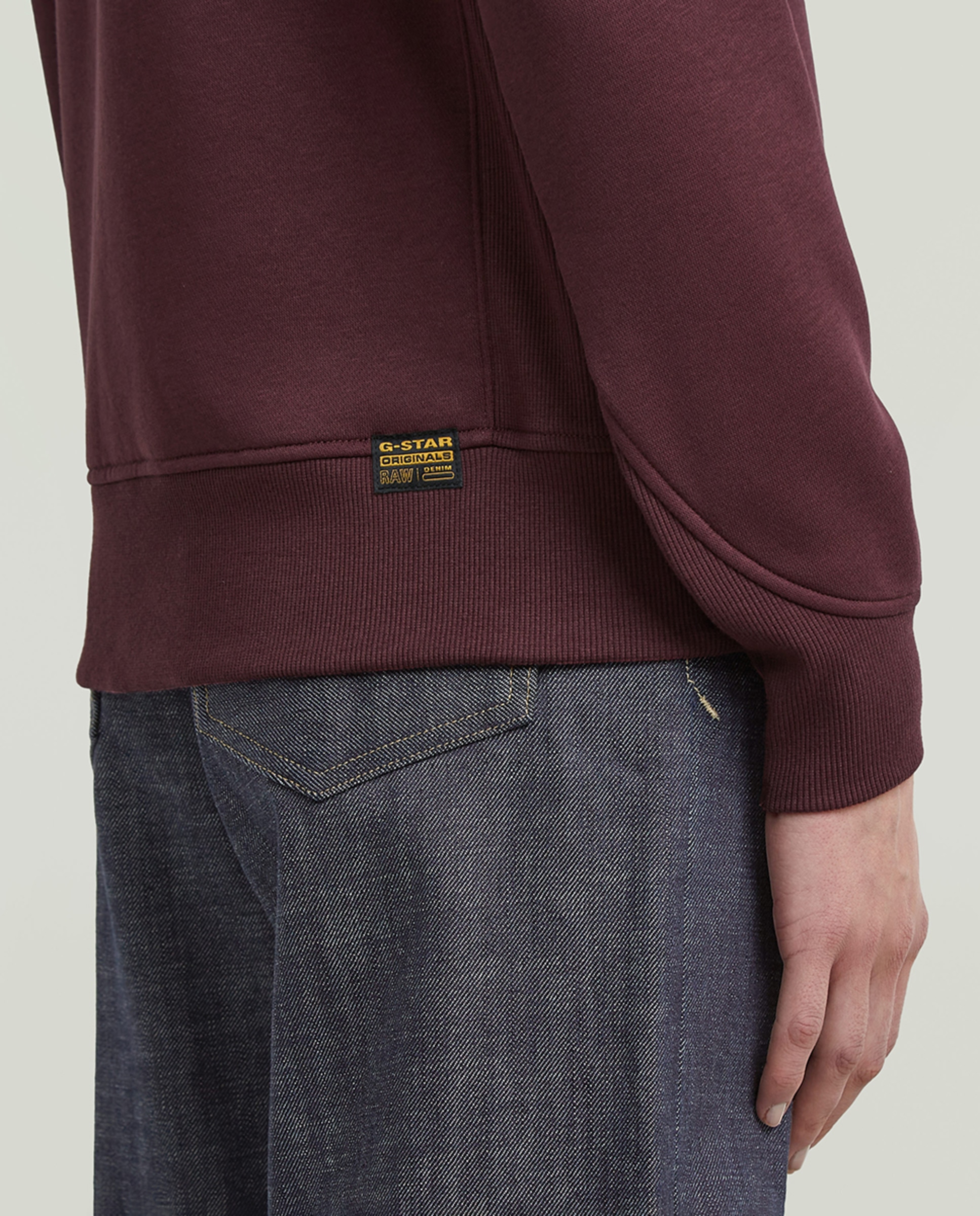 Sweatshirt Premium Core 2.0 Regular com Decote Redondo Vermelho-4