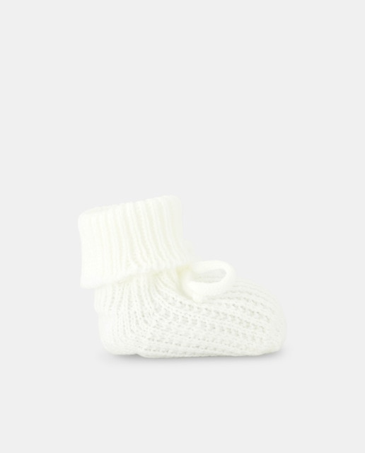 Imagen 0 de Patuco máquina con lazo tricot de bebé