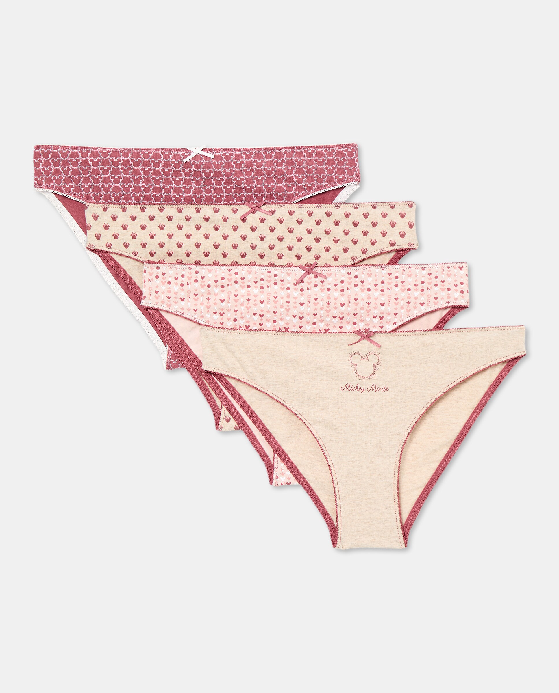 Bragas Ropa Interior Mickey Mouse BRAGA Y CAJA METAL REGALO MUJER