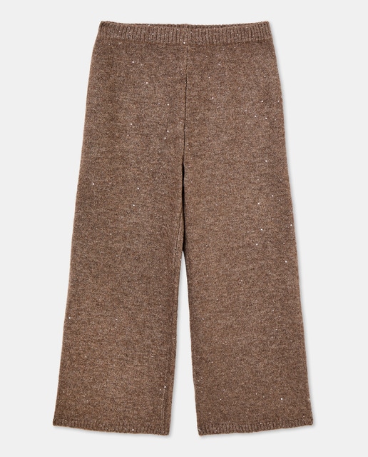 Imagem 0 de Calças de Malha Culotte com Lantejoulas
