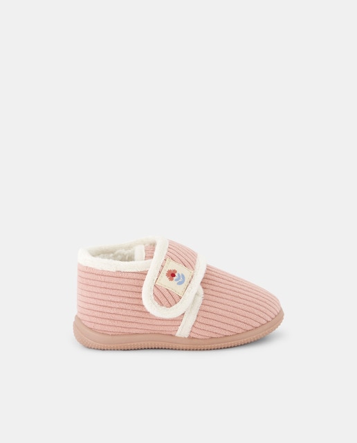 Imagem 0 de Pantufas Tipo Bota de Bebé em Bombazina Lisa