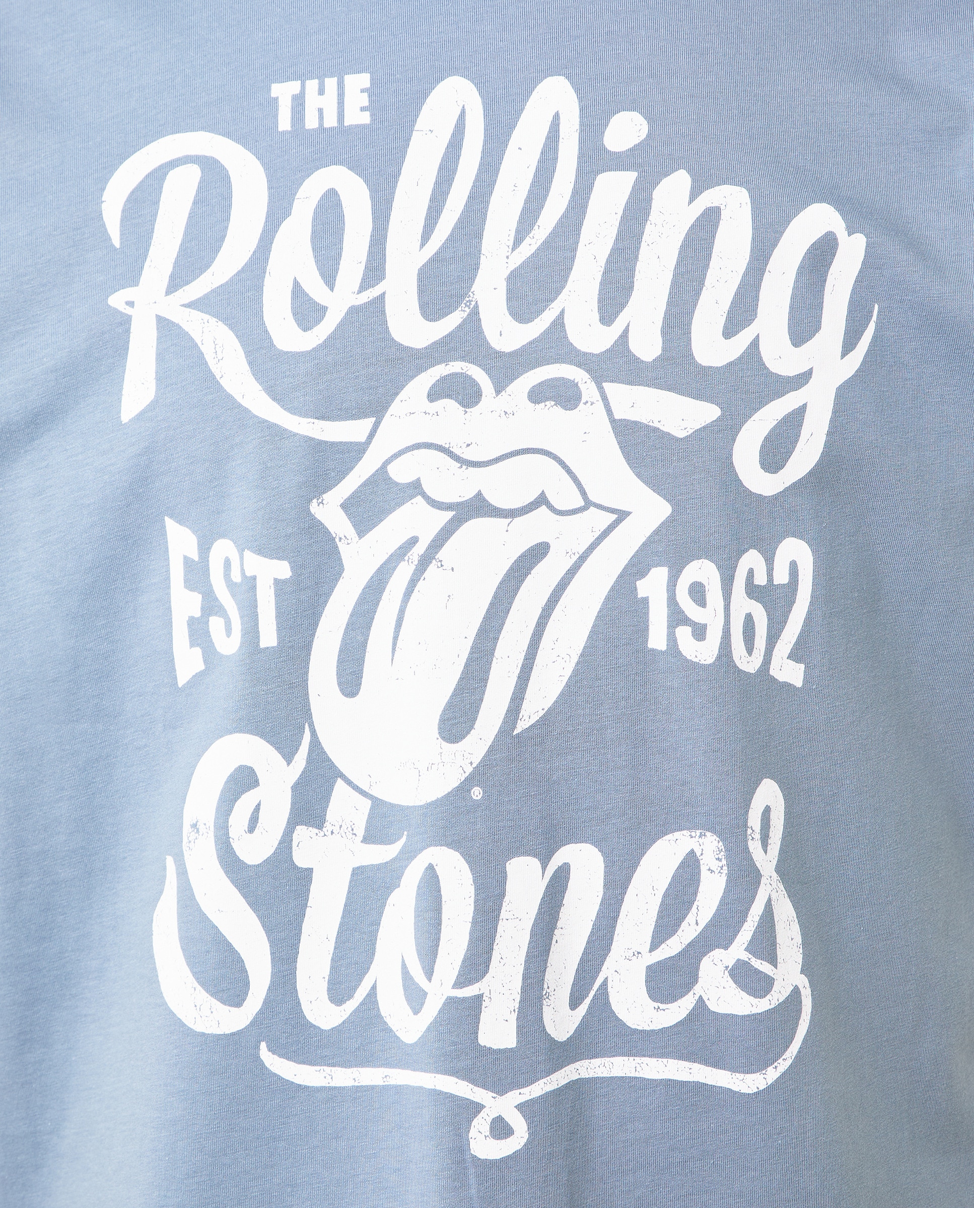 T-shirt de Manga Curta Rolling Stones 400 Azul-5