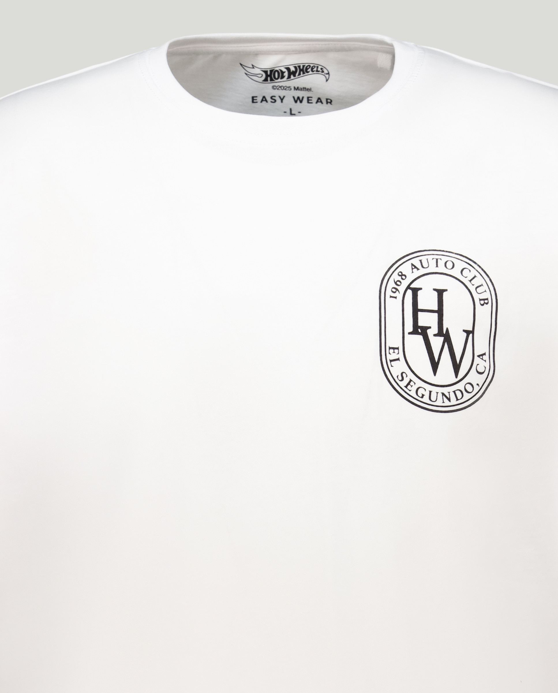 T-shirt de Manga Curta Hot Wheels Branco-5