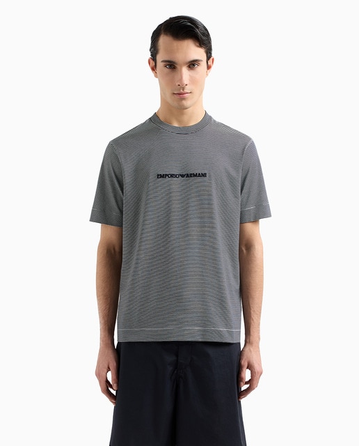 Imagem 0 de T-shirt Regular Fit às Riscas