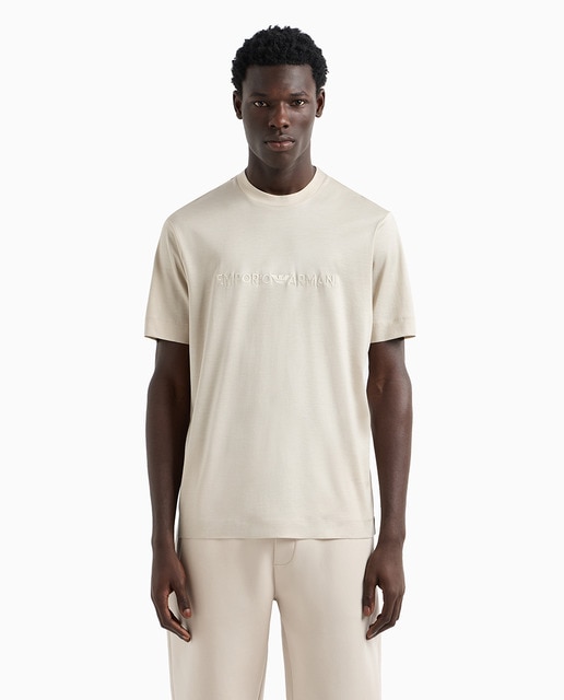 Imagem 0 de T-shirt Regular Fit com Logótipo Bordado