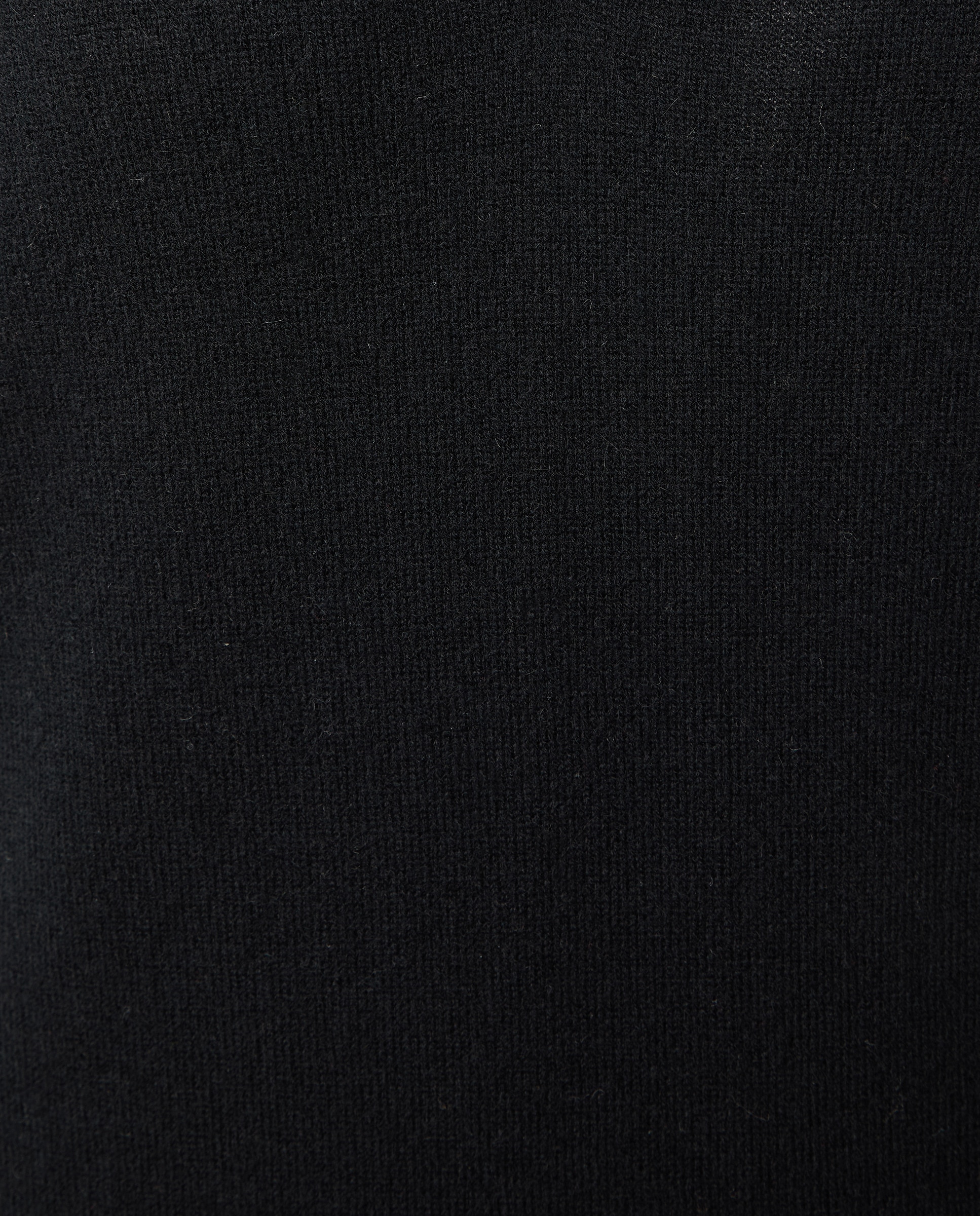 Camisola de Malha Lisa com Decote em Bico Preto-5