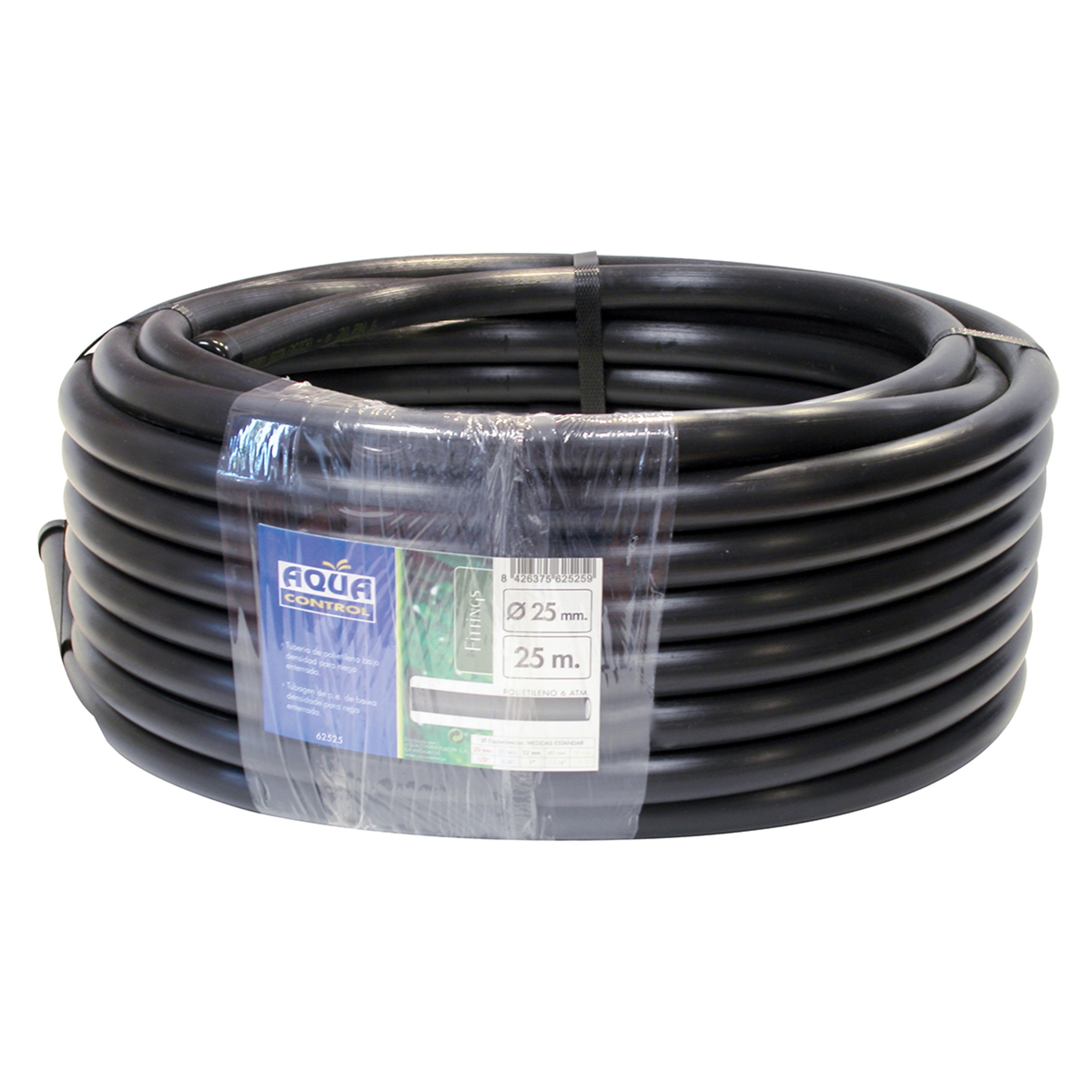 Tubería de riego de polietileno Ø 25 mm Negro-2