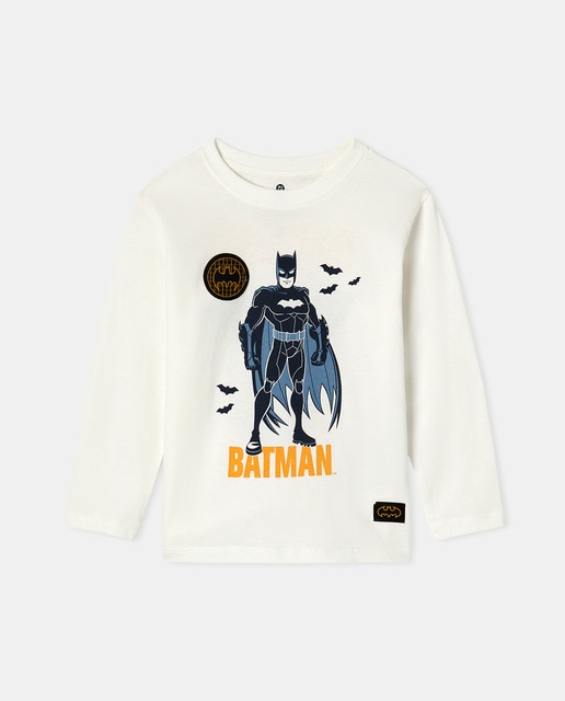 Imagem 0 de Camisola de Manga Comprida com Detalhe do Batman