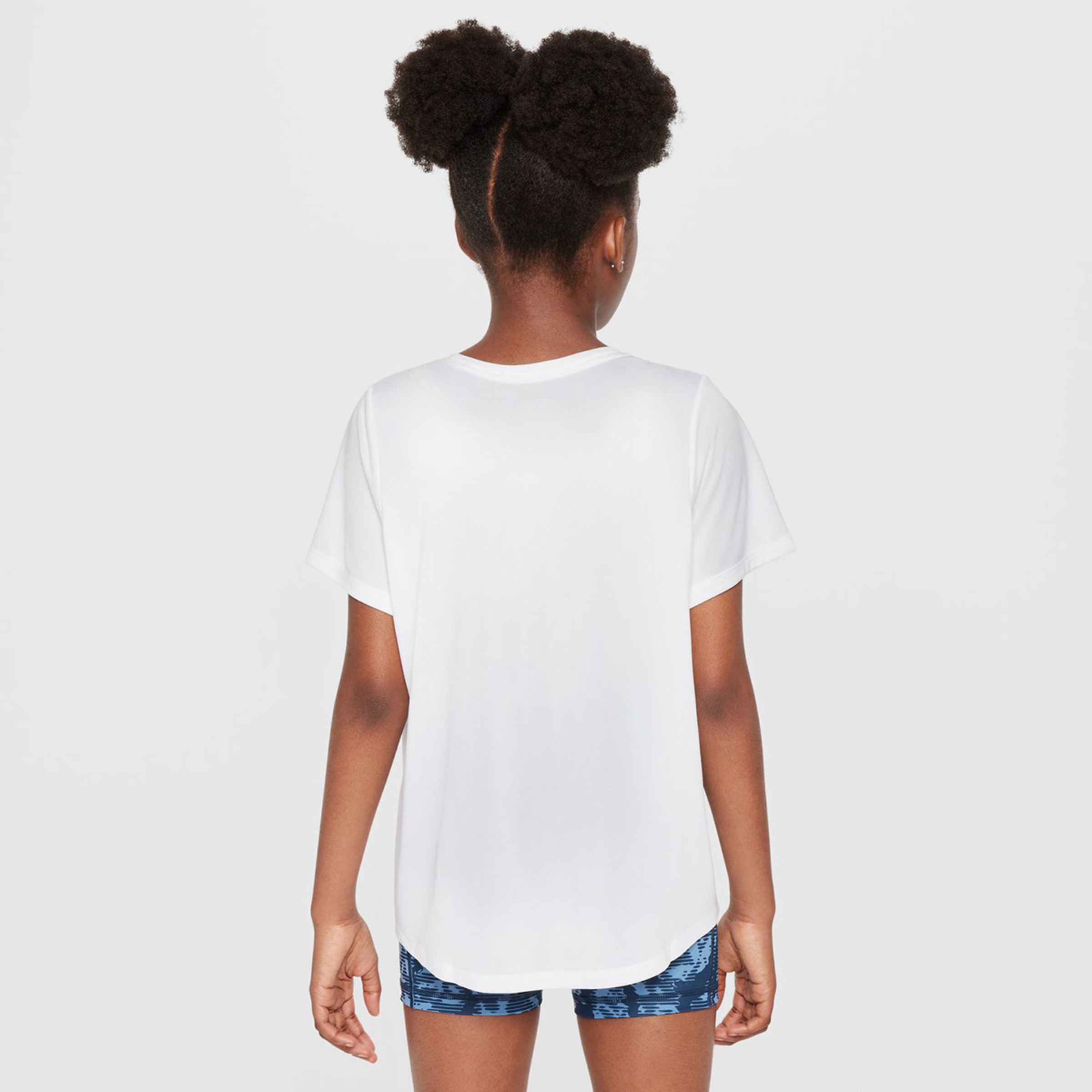 T-shirt de Menina One Fitted Branco-2