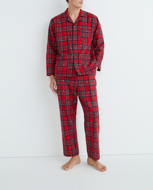 Imagen 0 de Pijama largo de hombre abierto