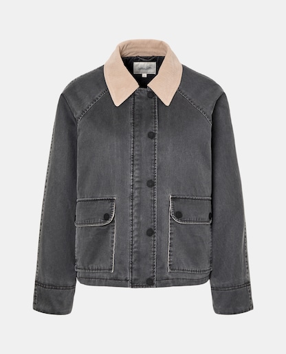 Imagen 0 de Cazadaora lisa corta de mujer