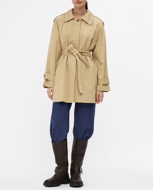 Imagen 0 de Gabardina de mujer con cinturon