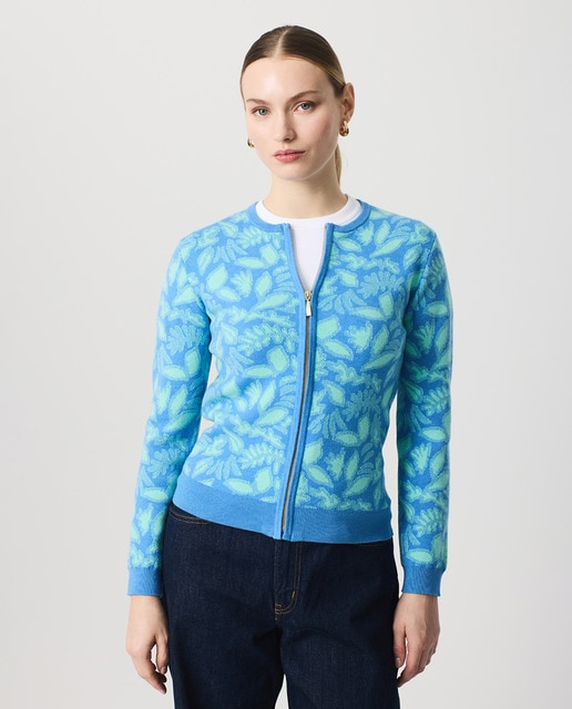 Imagem 0 de Casaco com Jacquard Floral