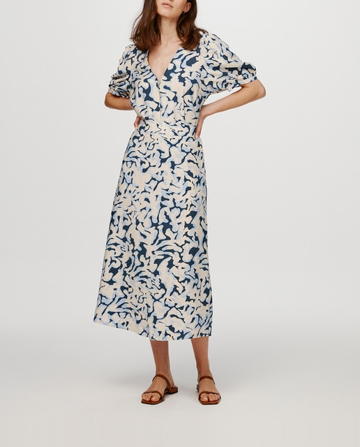 Imagen 0 de Falda midi estampada