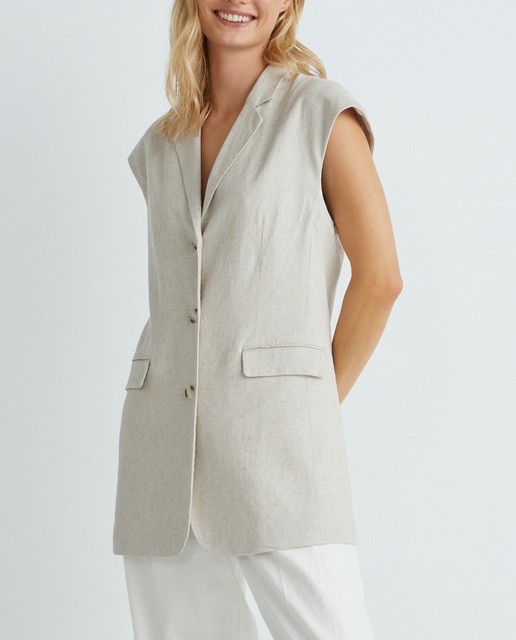 Imagen 0 de Chaleco de mujer tipo blazer
