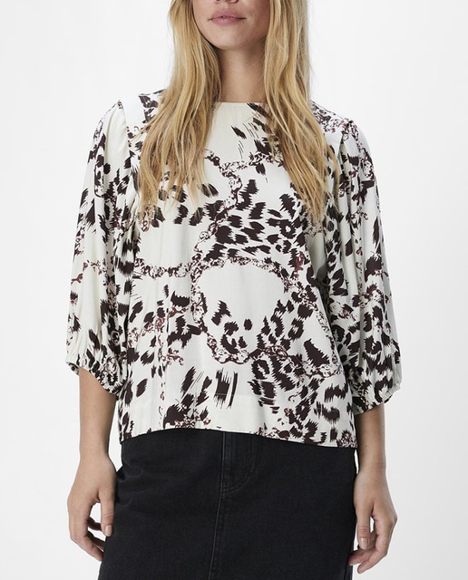Imagen 0 de Blusa de mujer estampada manga 3/4