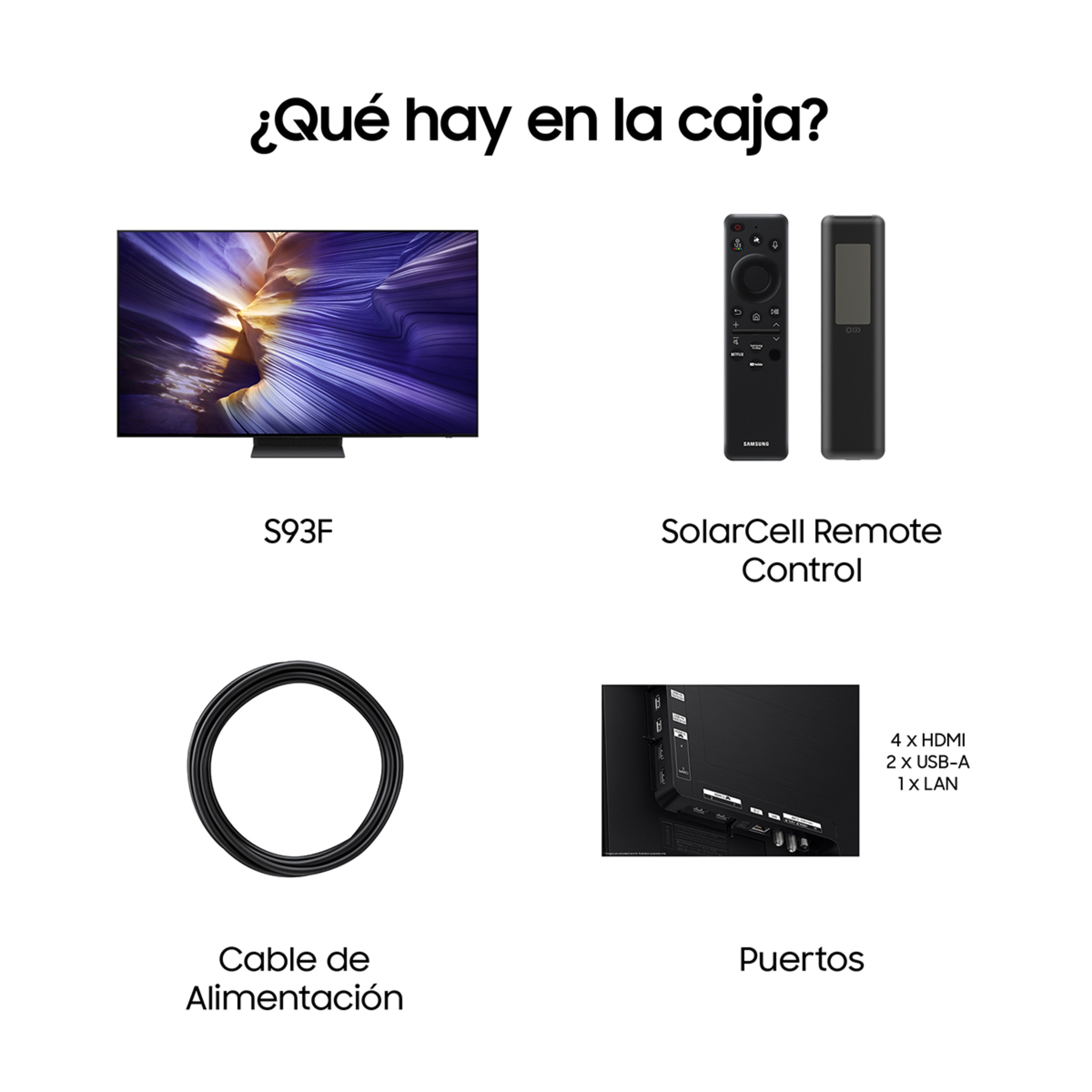 TV OLED 122cm (48") Samsung TQ48S93FAEXXC 4K AI Upscalling PRO con Inteligencia Artificial Smart TV Negro-8