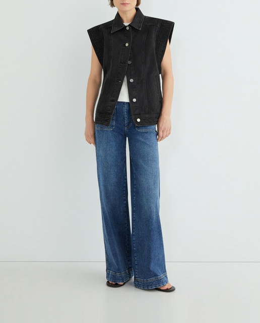 Imagen 0 de Chaleco denim de mujer