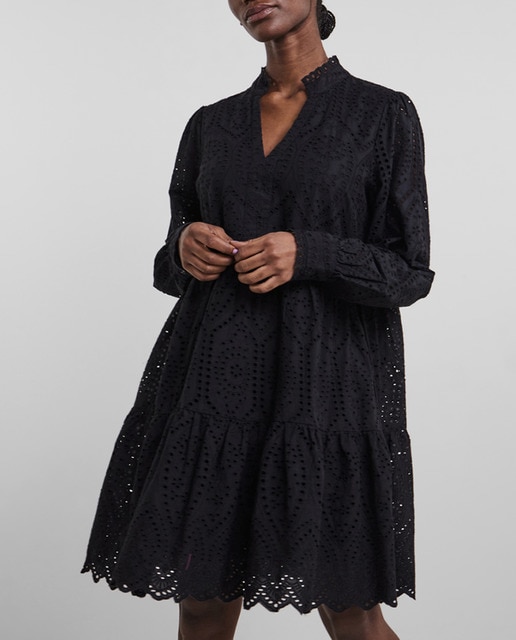 Imagen 0 de Vestido de mujer cuello pico 100% algodón orgánico.
