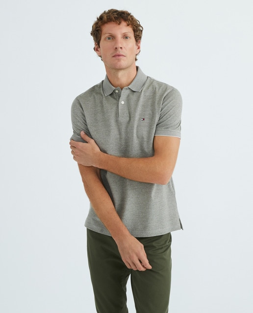 Imagen 0 de Polo regular de caballero con microprint