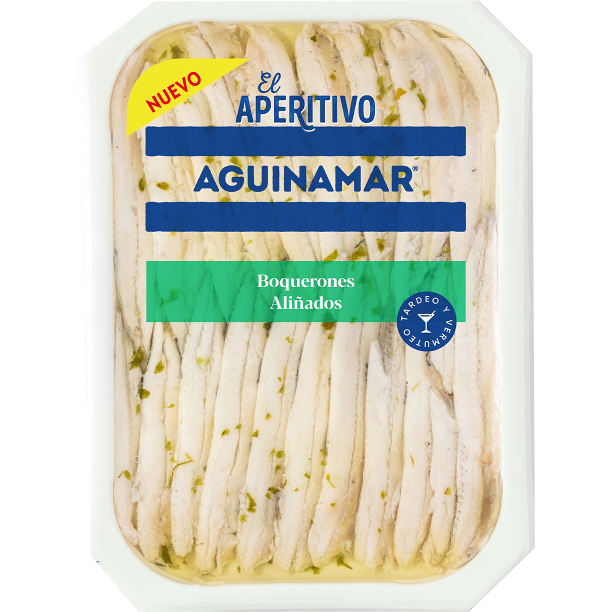 boquerones aliñados bandeja 70 g neto escurrido