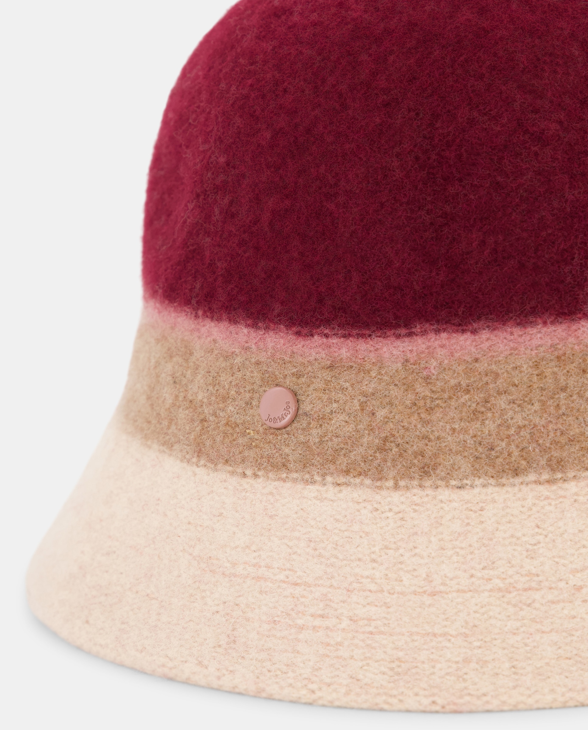 Gorro com Risca em Contraste 200 Rosa-2