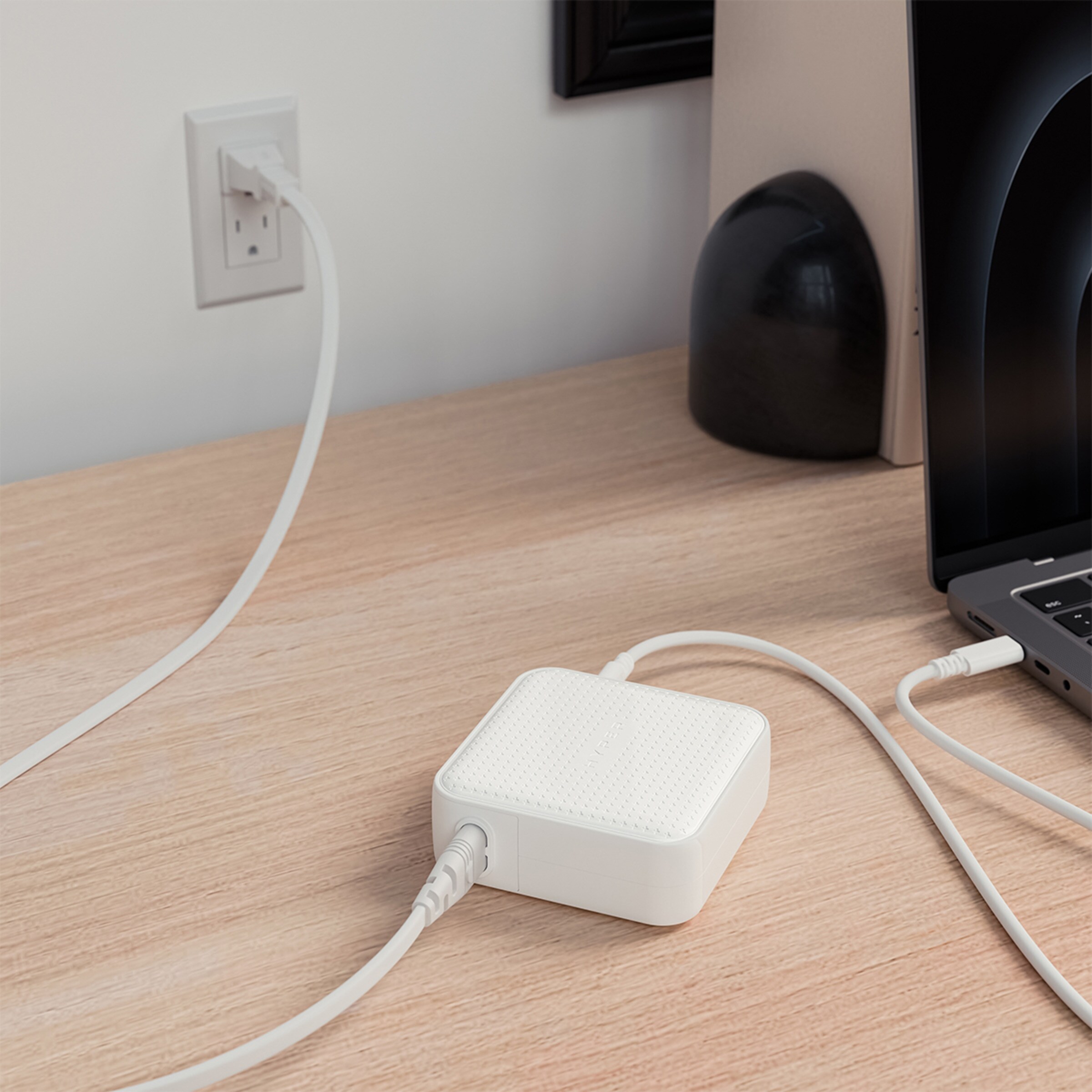 Cargador HyperJuice 100W USB-C GaN Blanco-6