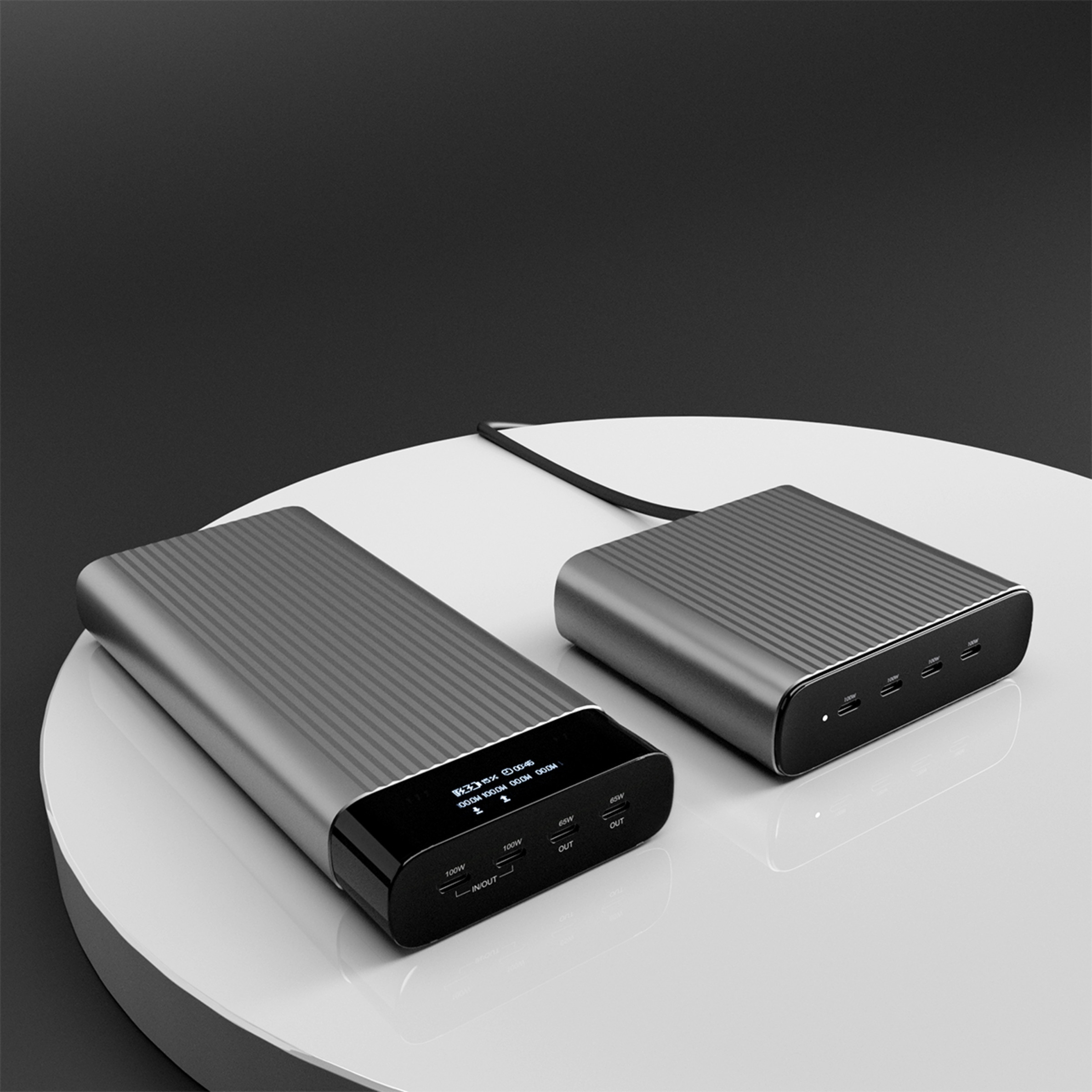 Batería externa USB-C HyperJuice 245W, 100W, 27000 mA/h Negro-4