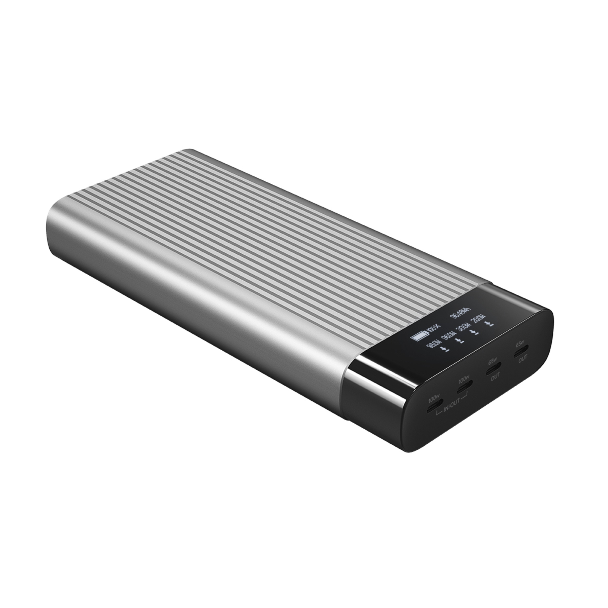 Batería externa USB-C HyperJuice 245W, 100W, 27000 mA/h Negro-2