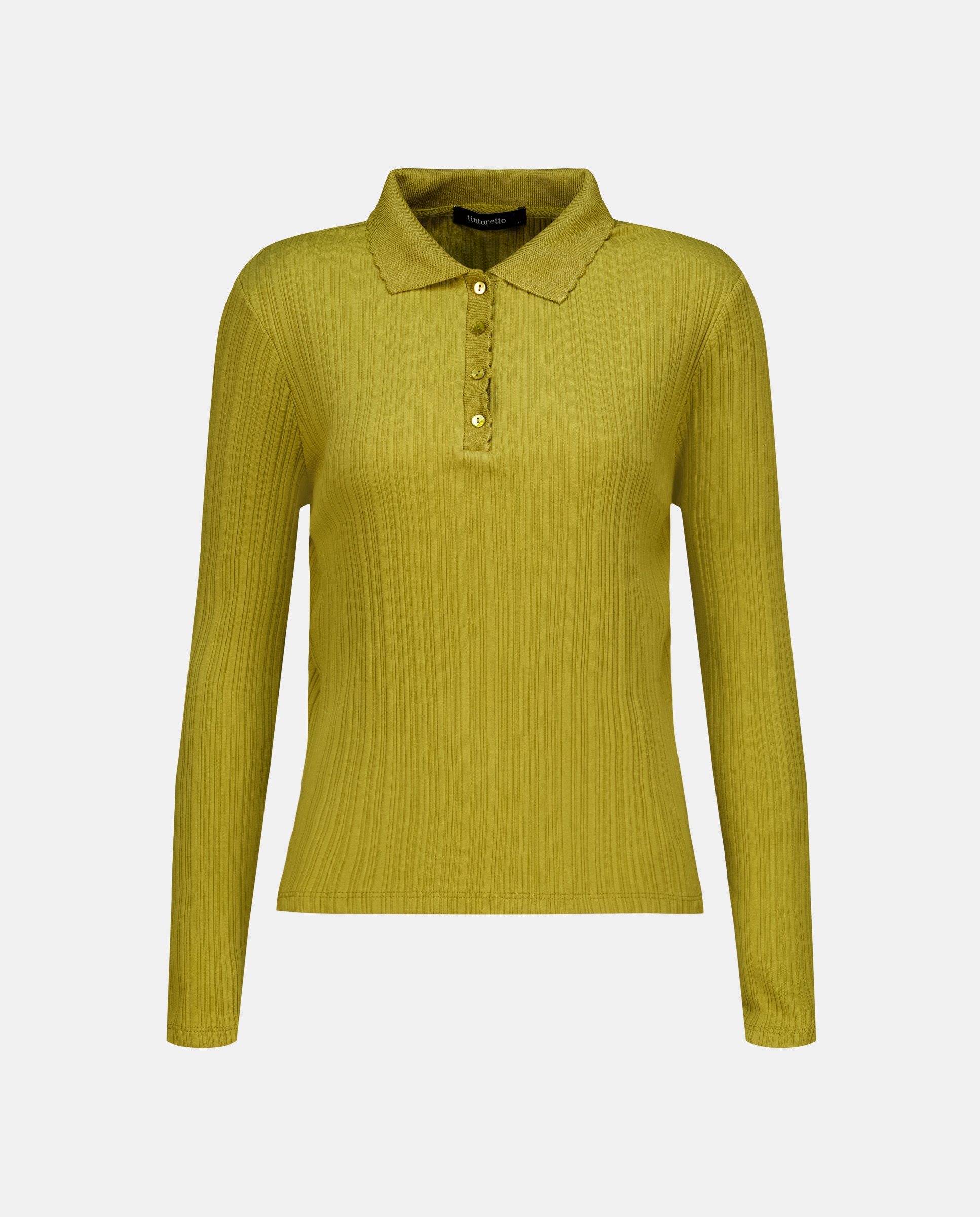 Camisola de mulher com manga comprida Verde-5