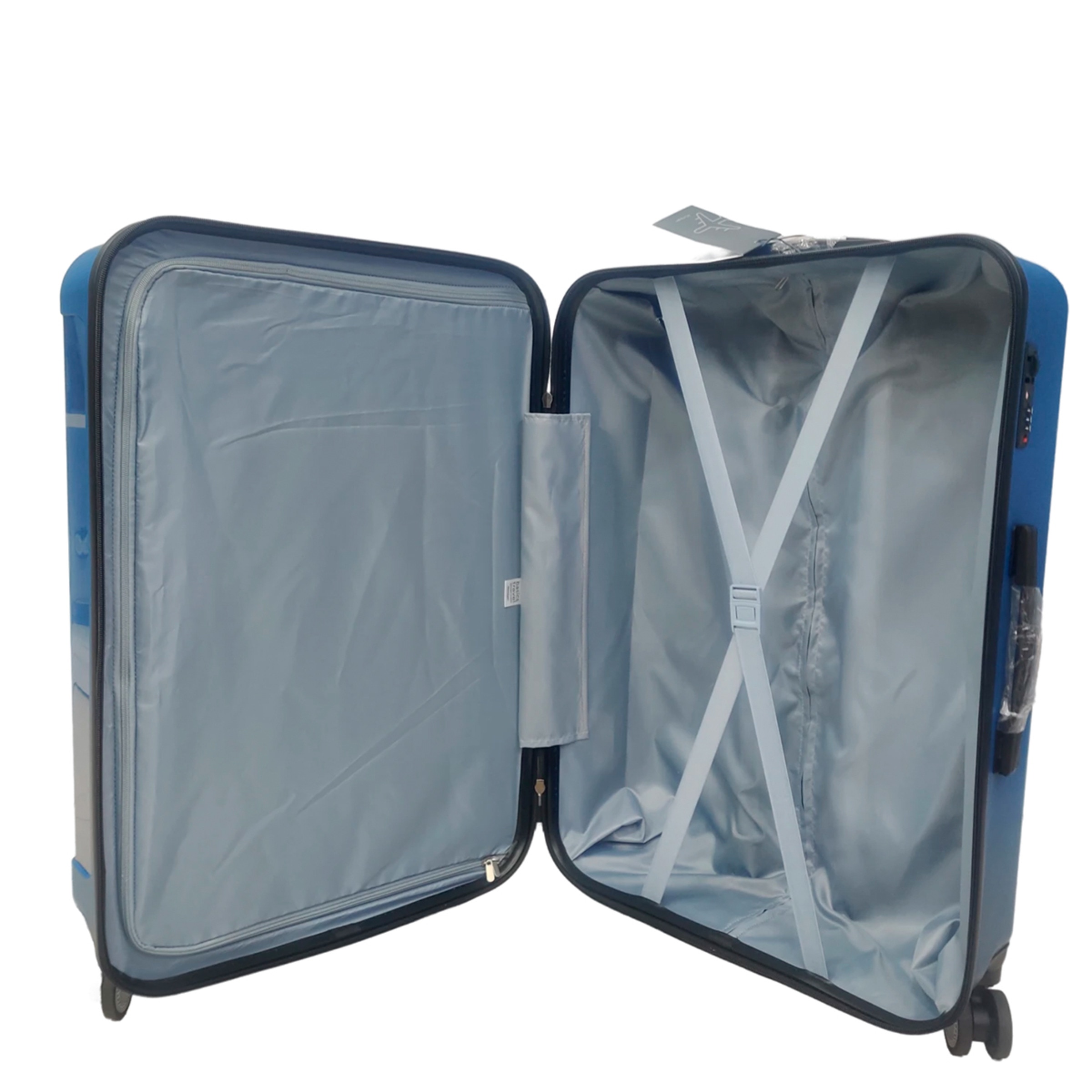 Maleta trolley grande polipropileno 77cm 101l Azul-3