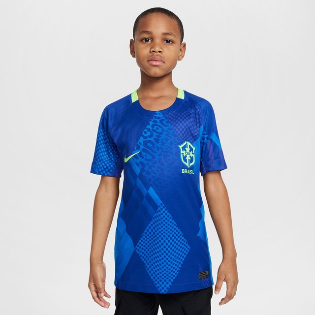 Imagem 0 de T-shirt de Criança 2.º Equipamento Brasil CBF 2025 Stadium