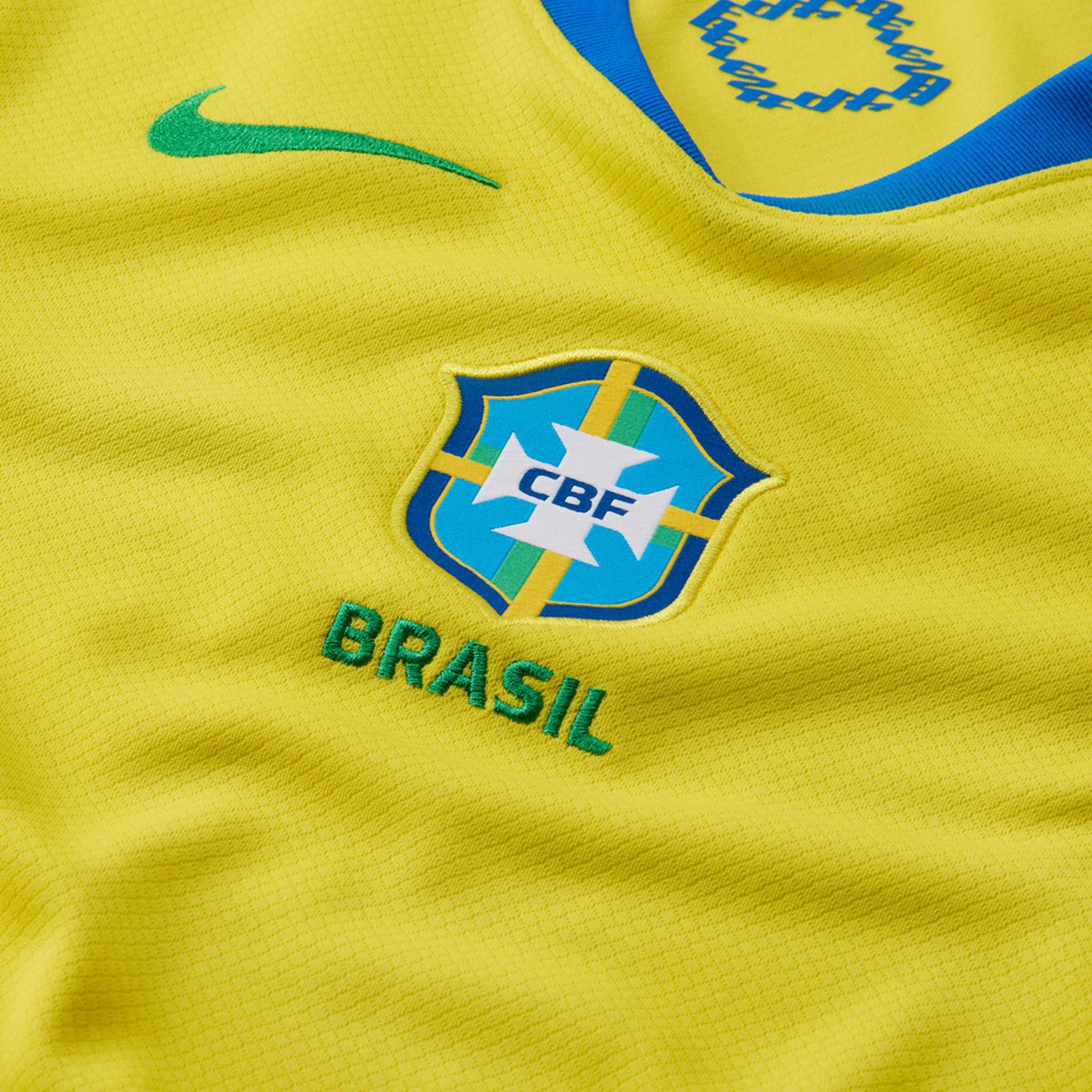 T-shirt de Criança 1.º Equipamento Brasil 2025 Stadium Amarelo-6
