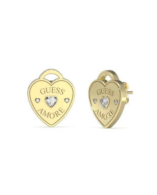 Imagem 0 de Brincos Guess Amore 14mm Heart Studs