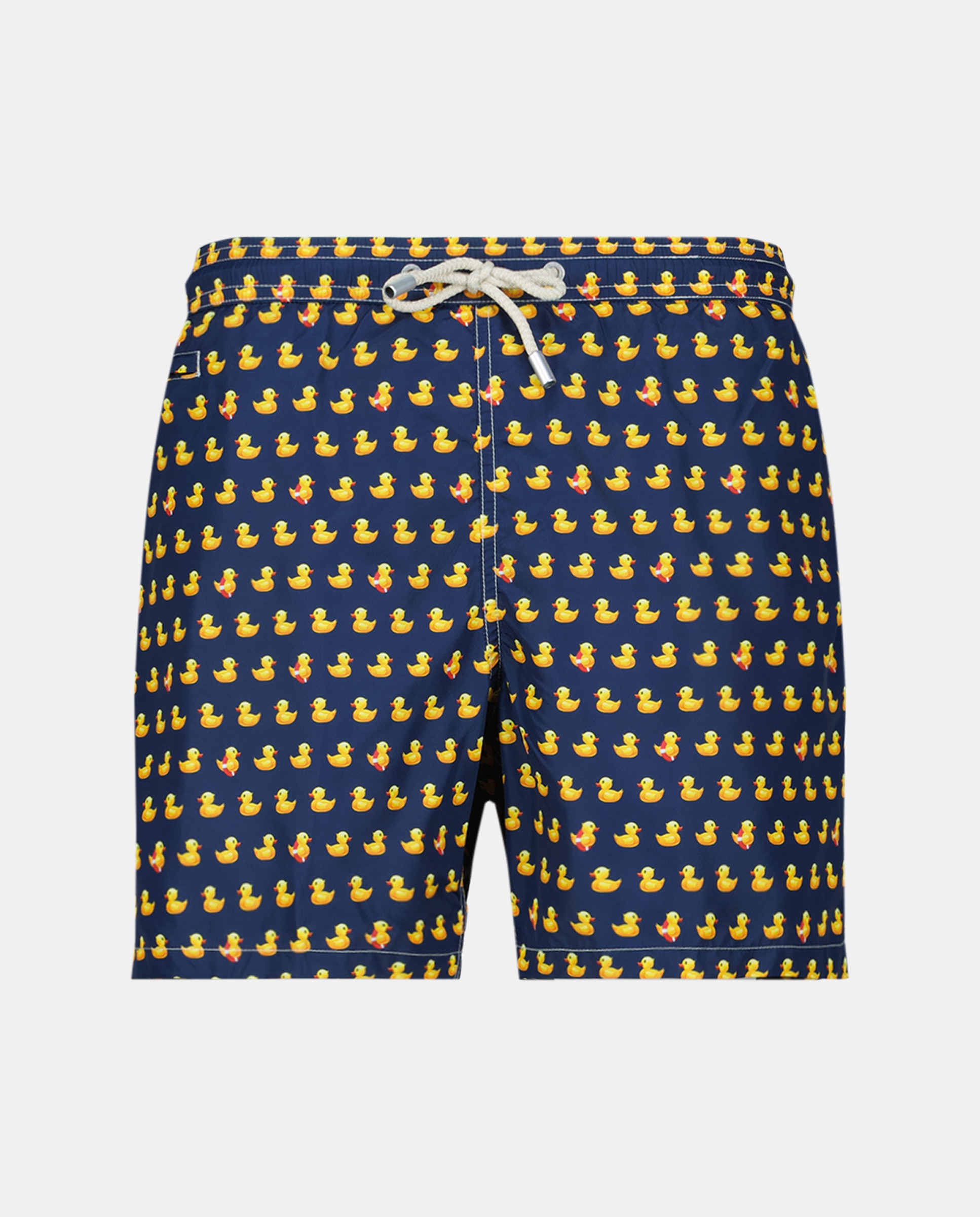 Calções de Banho de 40 cm de Comprimento com Cós Elástico e Dois Bolsos Azul-1