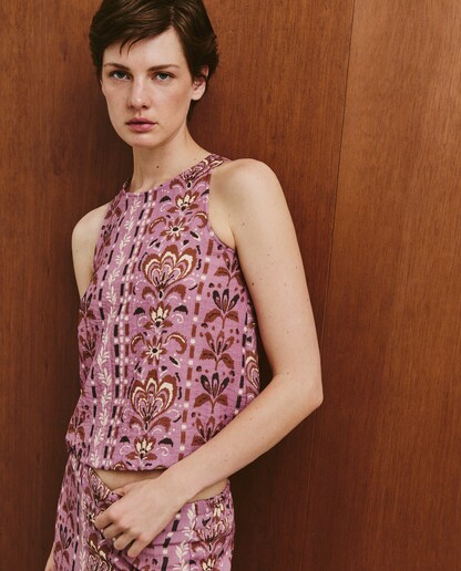 Imagen 0 de Top de manga corta abierto