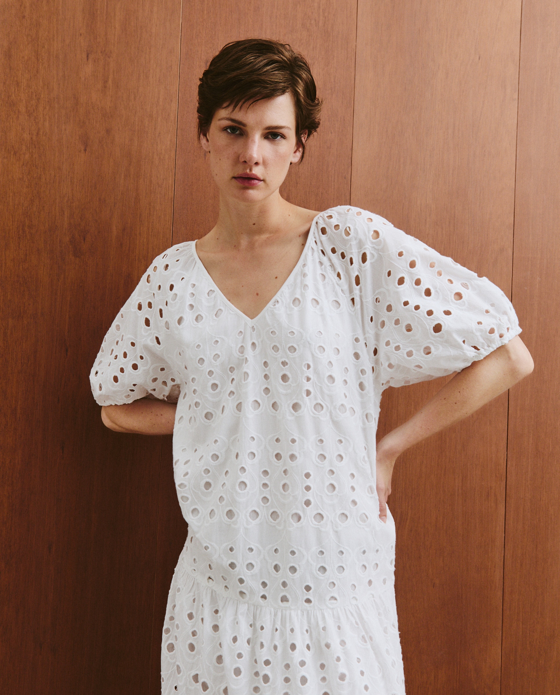 Vestido Comprido Liso Branco-2