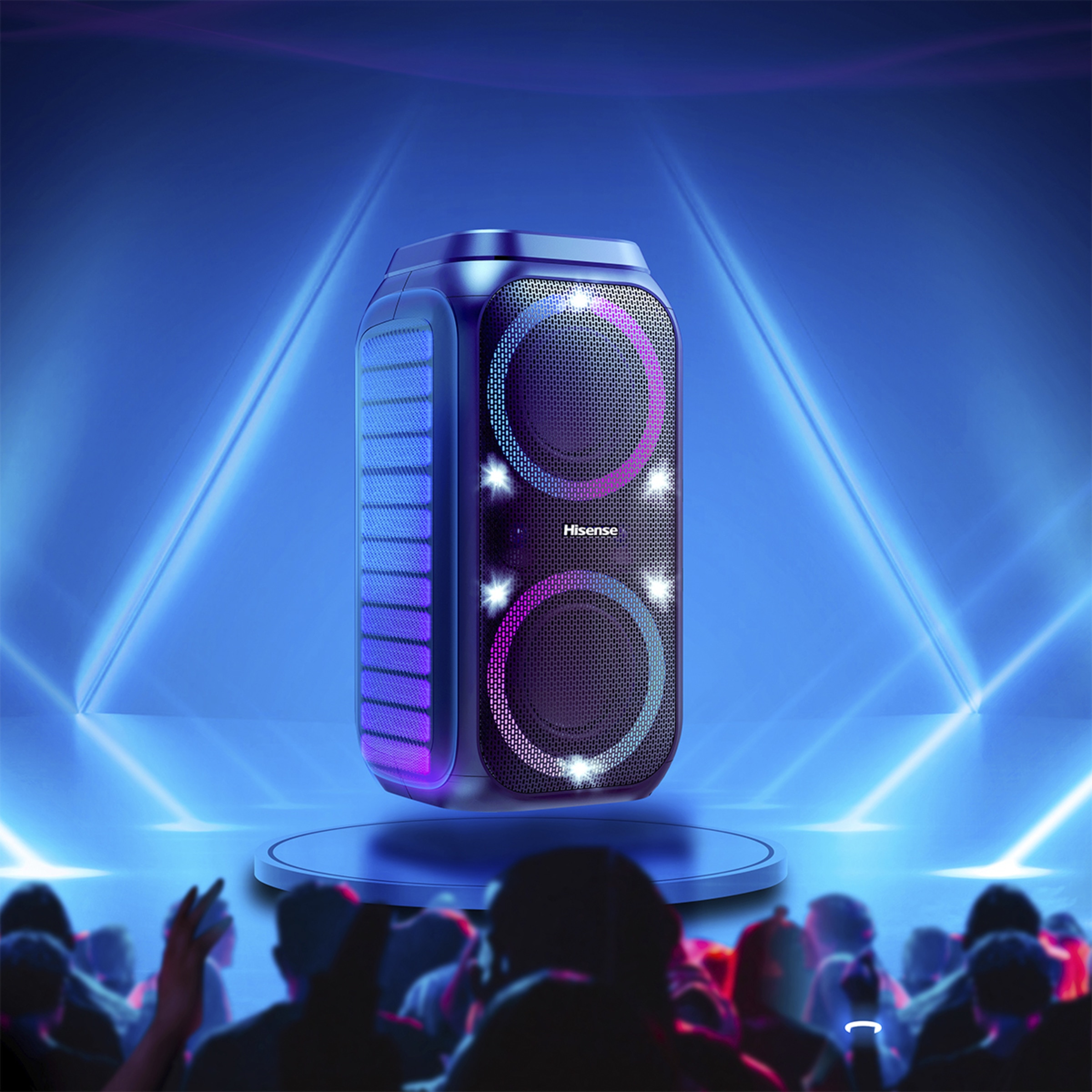 Altavoz portátil alta potencia Hisense Party Rocket 160, 2.0, Bluetooth Negro-13