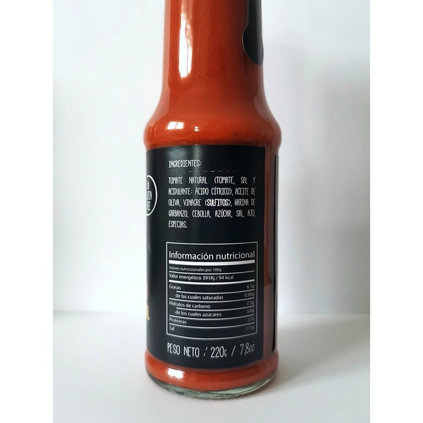 salsa brava original artesana tarro 220 g