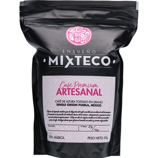 café en grano expreso tostado 100% arábica de México paquete 500 g - Ensueño Mixteco
